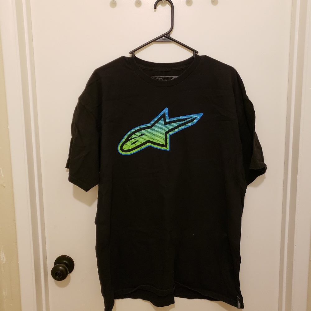 AlpineStars black logo tee